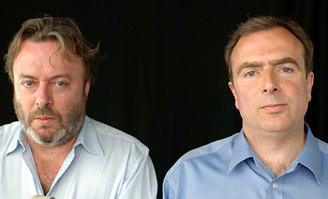 Peter Hitchens at right.